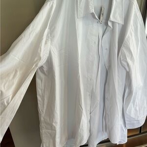 Brand new blouse. 3X white